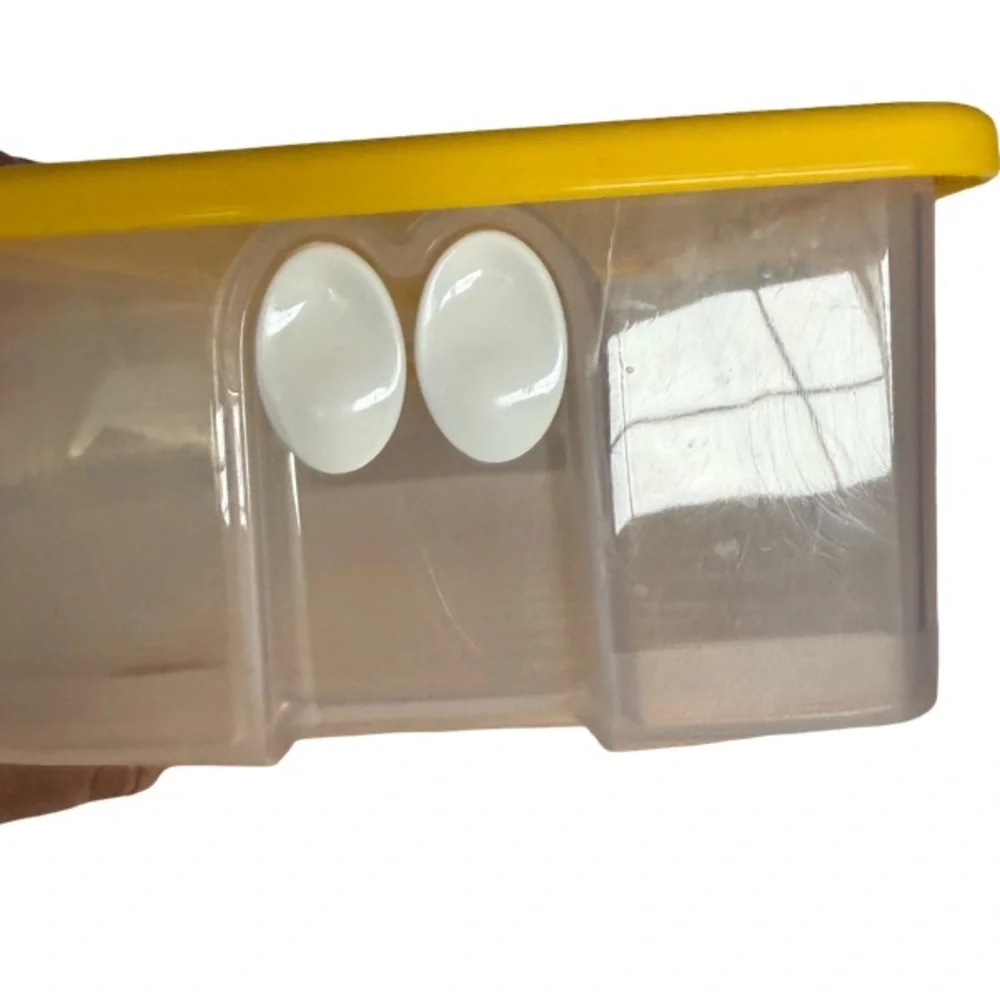 Tupperware FridgeSmart Containers - Light Blue and Yellow